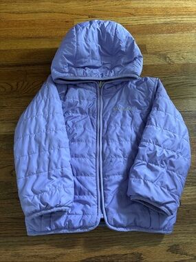Columbia girls purple reversible winter coat